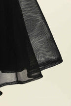 Wedding Bouquet, Black A-line V Neck Sleeveless Lace-Up Back Tulle Mini Homecoming Dress