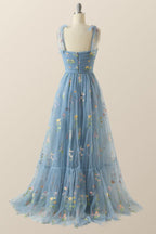 Prom Dresses Prom Dresses, Champagne A-line Embroidered Long Formal Gown