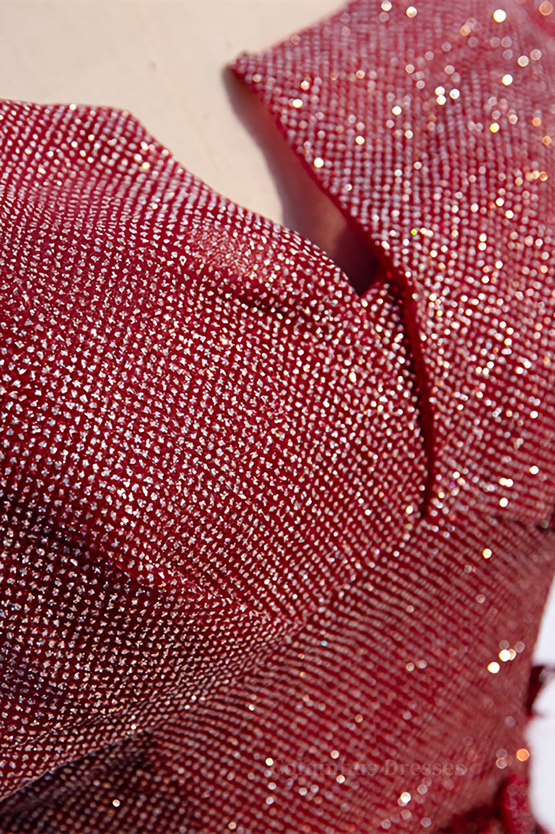 Floral Prom Dress, Dusty Pink Off-the-Shoulder Applique Beaded Long Formal Dress