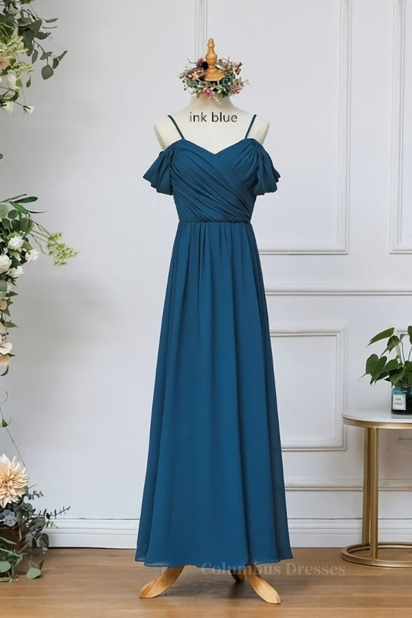 Prom Dresses 2054 Black, Off the Shoulder Blush Pink Bridesmaid Dress