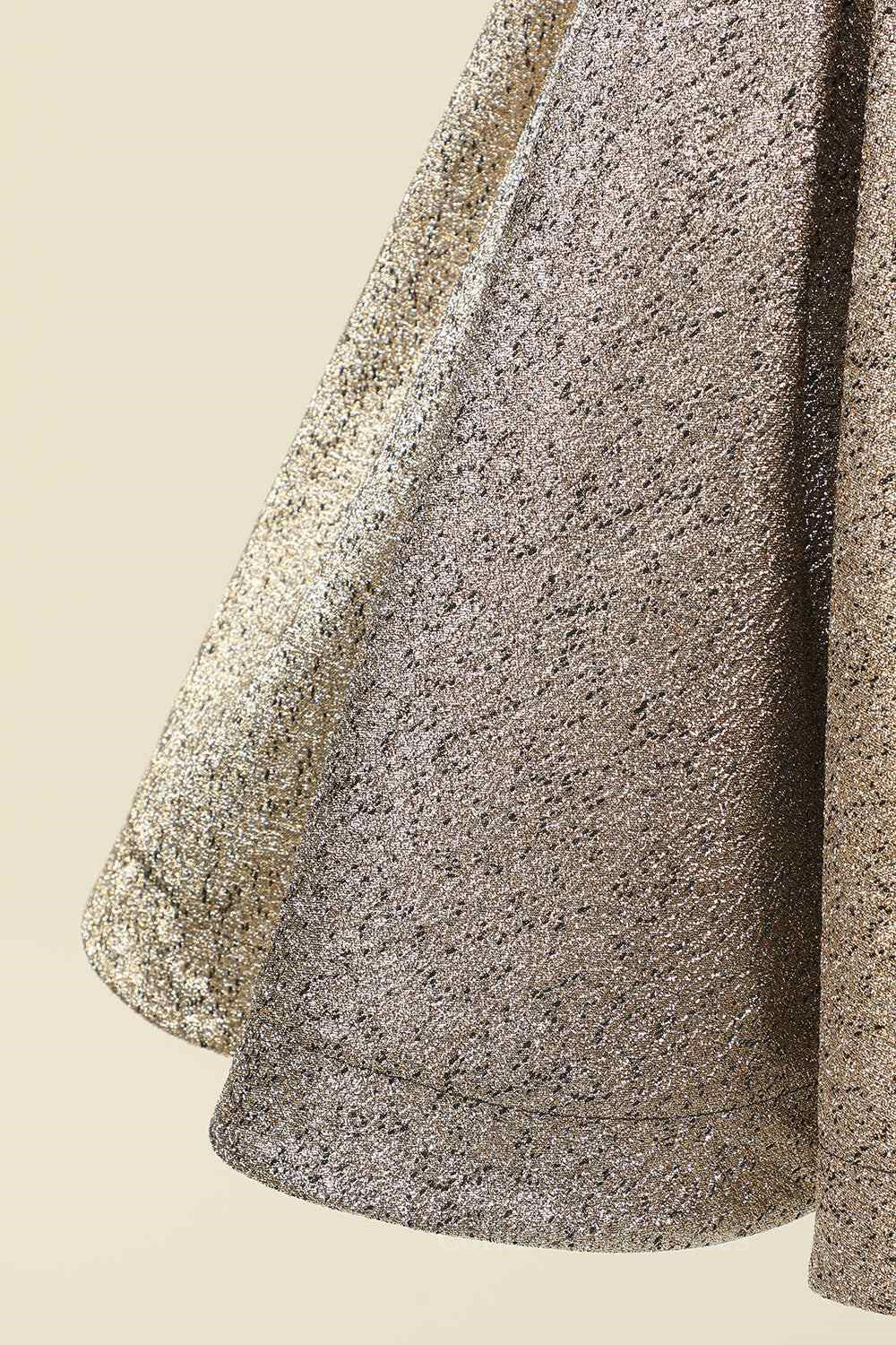 Simple Wedding Dress, Silver A-line Strapless Sweetheart Lace-Up Back Mini Homecoming Dress