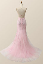 Prom Dress Store, Yellow Mermaid Lace Appliques Long Formal Dress